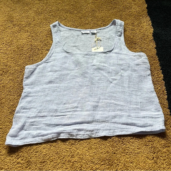Linen Tank Top Sigrid Olsen - Picture 1 of 3